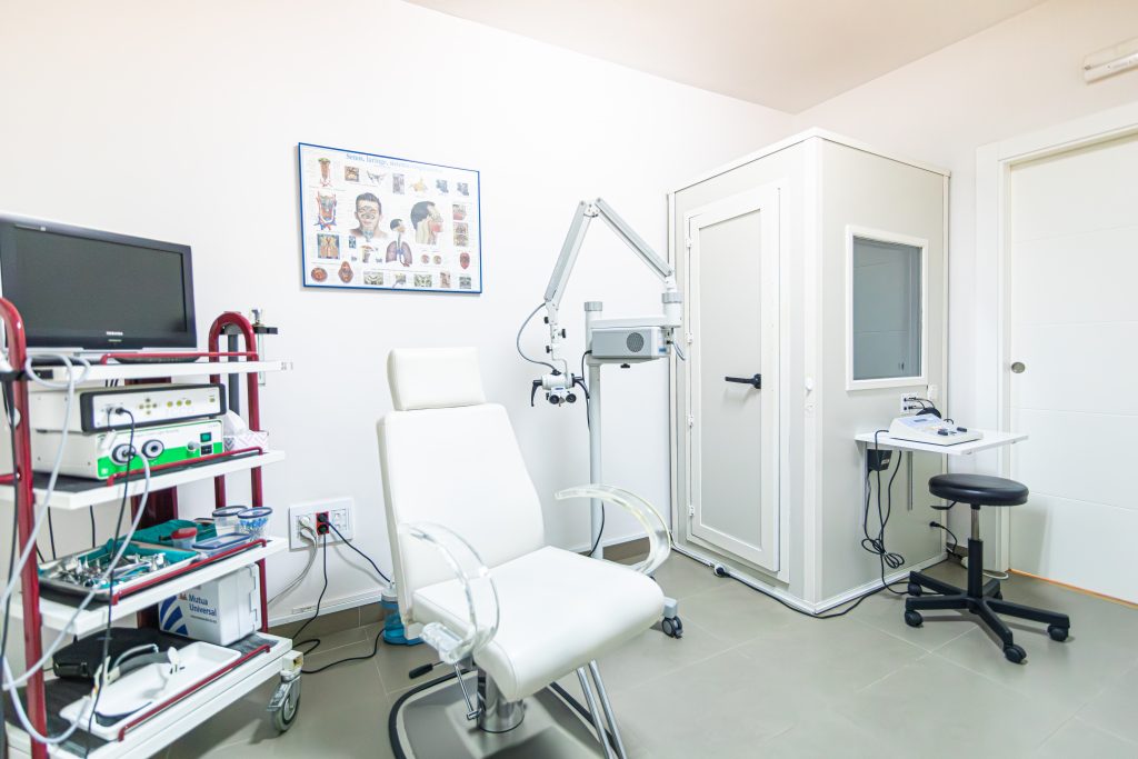 Sala de exploración y audiometría